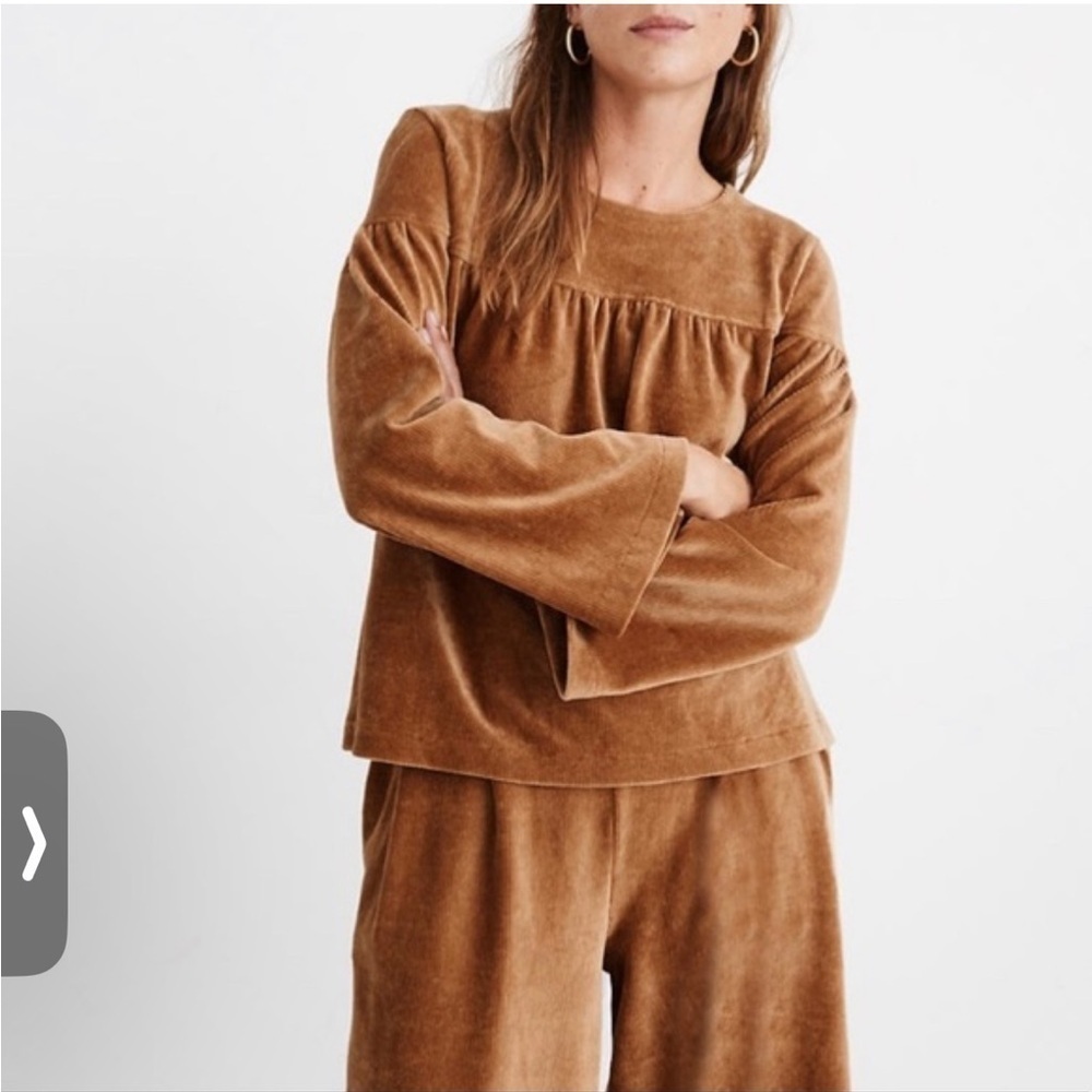 Madewell Texture & Thread Corduroy Swing Top